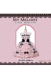 Mademoiselle Pearl Sanrio My Melody Cape Blouse and Petal Hem JSK(Reservation/Full Payment Without Shipping)